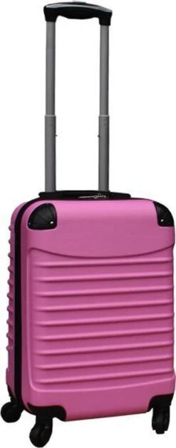 Travelerz Kofferset 3 Delig Met Wielen En Cijferslot - Handbagage Koffers - ABS - Licht Roze -Trolley Winkel 472x1200 1