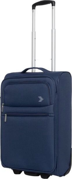 Travelbags Handbagage Zachte Koffer / Trolley / Reiskoffer - The Base - 55 Cm - Blauw -Trolley Winkel 482x1200 1