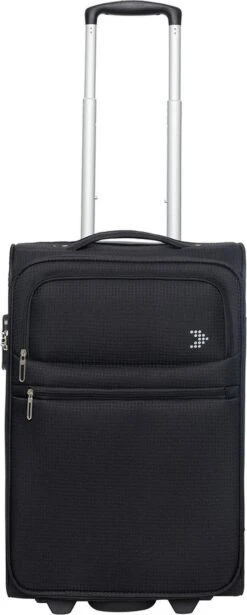 Travelbags Handbagage Zachte Koffer / Trolley / Reiskoffer - The Base - 55 Cm - Zwart 29 Travelbags Handbagage Zachte Koffer / Trolley / Reiskoffer - The Base - 55 Cm - Zwart -Trolley Winkel 482x1200 2
