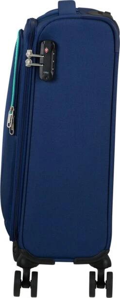 American Tourister Reiskoffer - Sea Seeker Spinner 55cm (Handbagage)- Combat Navy -Trolley Winkel 484x1200 4