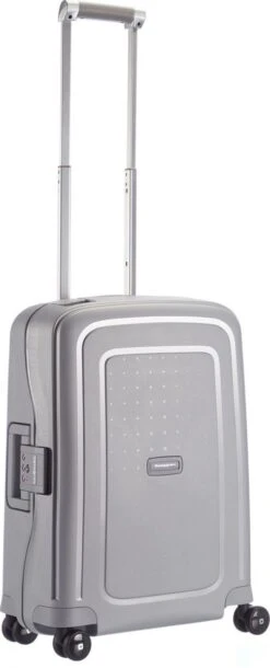 Samsonite Reiskoffer - S'CURE SPINNER 55/20 (Handbagage) Zilverkleurig -Trolley Winkel 486x1200 3