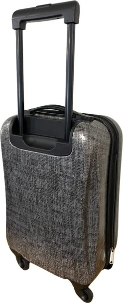 Leonardo Handbagage Koffer 51x31x20 - Hardcase - Cijferslot - Reiskoffer - Lichtgewicht Koffer - Grey -Trolley Winkel 486x1200 4