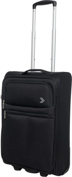 Travelbags Handbagage Zachte Koffer / Trolley / Reiskoffer - The Base - 55 Cm - Zwart 20 Travelbags Handbagage Zachte Koffer / Trolley / Reiskoffer - The Base - 55 Cm - Zwart -Trolley Winkel 487x1200 3