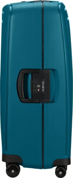 Samsonite Reiskoffer - S'Cure Spinner 75/28 - Petrol Blue 21 Samsonite Reiskoffer - S'Cure Spinner 75/28 - Petrol Blue -Trolley Winkel 491x1200 1