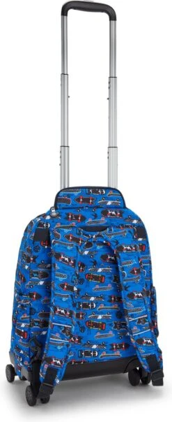Kipling NEW ZEA Rugzak Met Wielen, 26 Liter, 13 Inch Laptopvak - New Scate Prt S -Trolley Winkel 491x1200 4