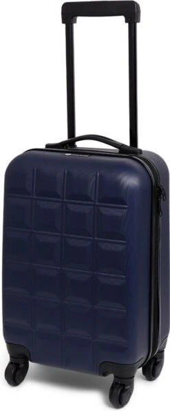 Norlander Squared Handbagagekoffer 37L - Reiskoffer Trolley - ECO Rpet - Blauw 11 Norlander Squared Handbagagekoffer 37L - Reiskoffer Trolley - ECO Rpet - Blauw -Trolley Winkel 496x1200 6