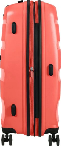 American Tourister Reiskoffer - Bon Air Dlx Spinner 66/24 Tsa Uitbreidbaar (Medium) Flash Coral 18 American Tourister Reiskoffer - Bon Air Dlx Spinner 66/24 Tsa Uitbreidbaar (Medium) Flash Coral -Trolley Winkel 506x1200