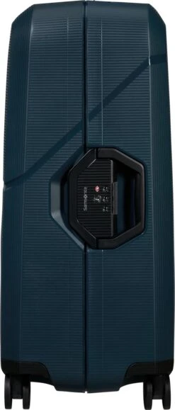 Samsonite Reiskoffer - Magnum Eco Spinner 69/25 (Medium) Midnight Blue -Trolley Winkel 512x1200 7