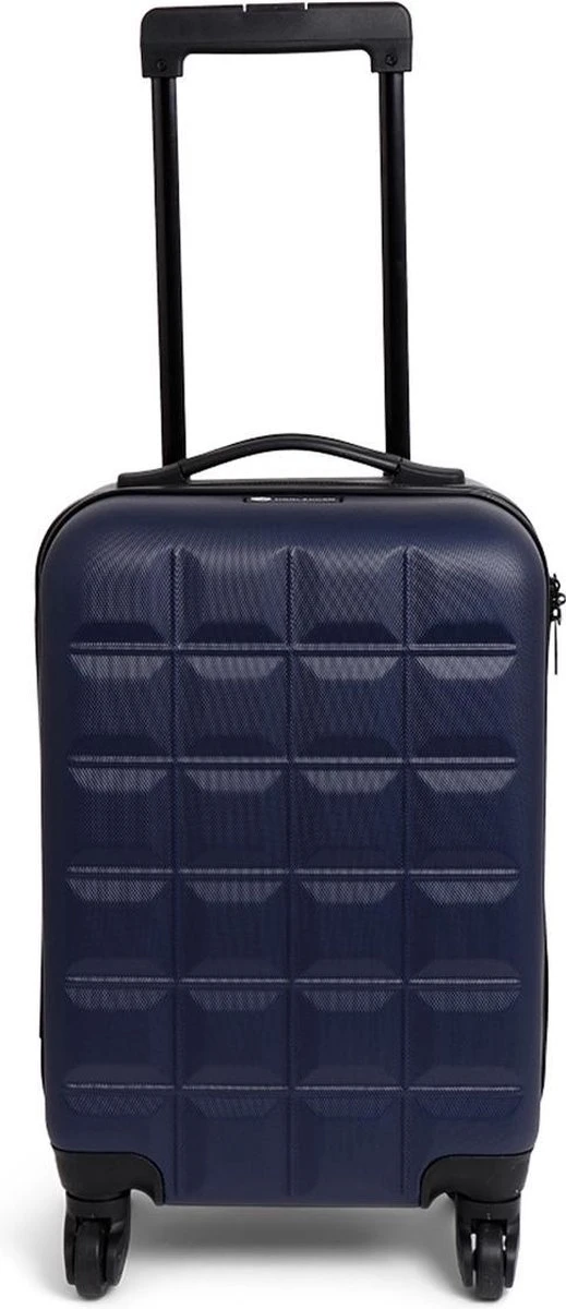 Norlander Squared Handbagagekoffer 37L - Reiskoffer Trolley - ECO Rpet - Blauw 3 Norlander Squared Handbagagekoffer 37L - Reiskoffer Trolley - ECO Rpet - Blauw