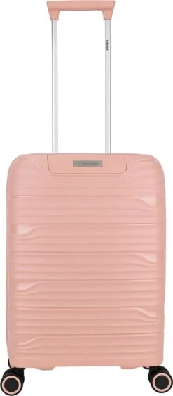Decent EXPLORER PP Handbagage Trolley 55 Cm - 38 Liter - Pink -Trolley Winkel 526x1200 8