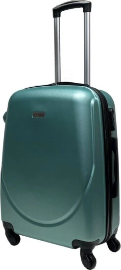 Castillo Travelerz 4 Delige ABS Kofferset - Lichtgroen -Trolley Winkel 538x1200
