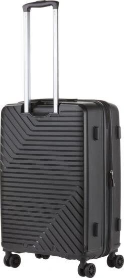 CarryOn Transport TSA Reiskoffer - Trolley 67cm Met Expander - OKOBAN - YKK Ritsen - Dubbele Wielen - Zwart 12 CarryOn Transport TSA Reiskoffer - Trolley 67cm Met Expander - OKOBAN - YKK Ritsen - Dubbele Wielen - Zwart -Trolley Winkel 539x1200 2