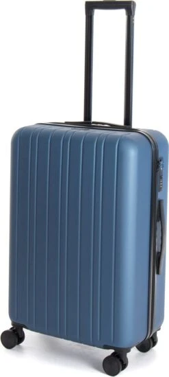 AttitudeZ Azur Reiskoffer Medium Blauw 67cm - TSA-slot