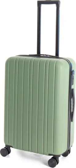 AttitudeZ Azur Reiskoffer Medium Olijfgroen 67cm - TSA-slot