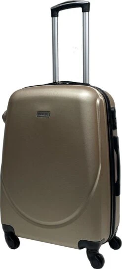 Castillo Travelerz 4 Delige ABS Kofferset - Champagne -Trolley Winkel 546x1200 3