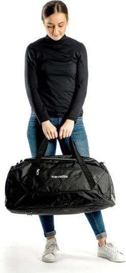 Travelite Reistas / Weekendtas - 34 X 60 X 36 Cm - 73 Liter - Kick Off - Blauw -Trolley Winkel 556x1200 8