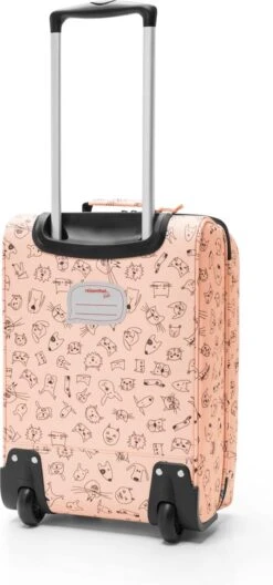 Reisenthel Trolley XS Kids Reiskoffer Kind - Maat XS - 12L - Cats&Dogs Rose Roze -Trolley Winkel 561x1200 1