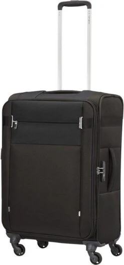 Samsonite Reiskoffer - Citybeat Spinner 66/24 Uitbreidbaar (Medium) Black -Trolley Winkel 561x1200 2