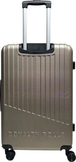 Royalty Rolls Amsterdam L Reiskoffer 74 Cm - 81 Liter - Champagne -Trolley Winkel 562x1200 1