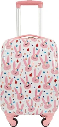Travelers Club - Kinderkoffer Set - BUNNY 16 Travelers Club - Kinderkoffer Set - BUNNY -Trolley Winkel 562x1200 2