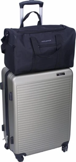 Handbagage Ryanair 40x25x20 - Met Smart Sleeve Voor Op Een Koffer - Onix Black -Trolley Winkel 565x1200 7