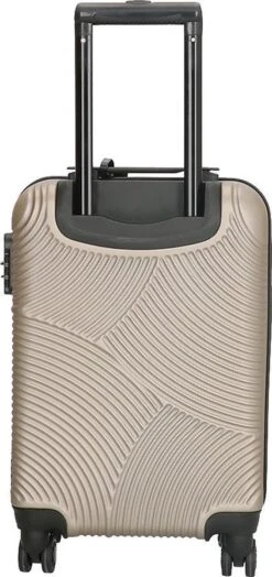 Enrico Benetti Louisville Kofferset Tweedelig - 39040-02 - Champagne -Trolley Winkel 566x1200 1