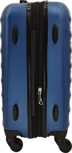 SB Travelbags Kofferset - 2 Delige 'Expandable' Koffer - Blauw - 65cm/55cm -Trolley Winkel 567x1200