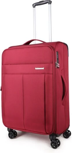 Decent D-Upright Medium Koffer - 66 Cm Expandable - TSA Slot - Bordeaux Rood -Trolley Winkel 568x1200 1
