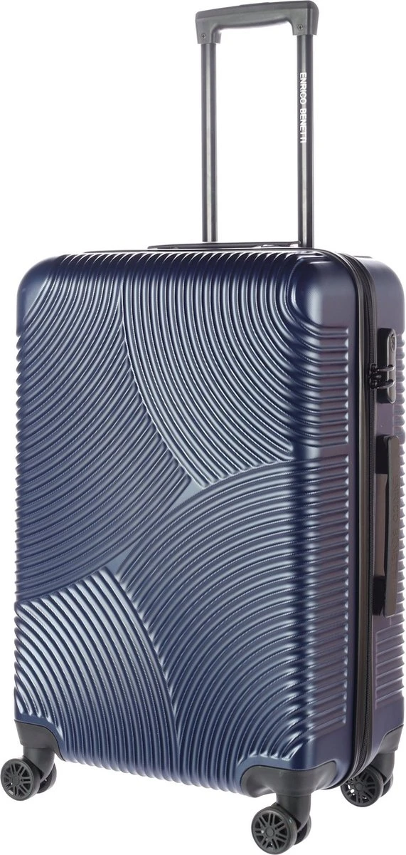Enrico Benetti Louisville Middelgrote Koffer 65 Cm - 68 Liter - Donkerblauw 4 Enrico Benetti Louisville Middelgrote Koffer 65 Cm - 68 Liter - Donkerblauw - Afbeelding 2