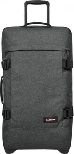 Eastpak TRANVERZ M Reiskoffer (67 X 35.5 X 30 Cm) - Black Denim -Trolley Winkel 574x1200 4
