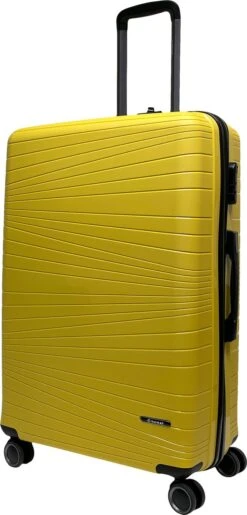 Benzi Barco Grote Koffer - 75 Cm - 95 Liter - Geel