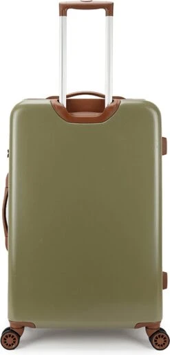 Decent Retro Koffer Groot 76 Cm Dark Green -Trolley Winkel 578x1200