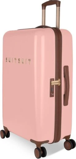 SUITSUIT - Fab Seventies - Coral Cloud - Reiskoffer (66 Cm) -Trolley Winkel 578x1200 5