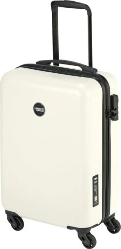 Princess Traveller PT01 - Handbagagekoffer - Pearl White - S - 55cm -Trolley Winkel 581x1200 3