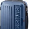 Swiss - Lausanne - Handbagage Koffer - 4 Wielen - TSA-Cijferslot - Blauw -Trolley Winkel 582x1200 1