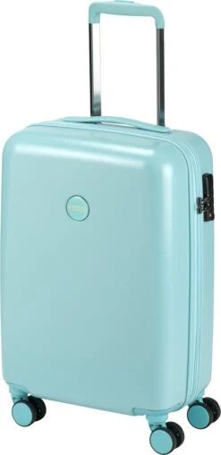 Princess Traveller Harlem - Handbagage Koffer - Blauw - S - 55cm -Trolley Winkel 582x1200 12