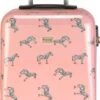 Princess Traveller Trendy Animal Collection - Handbagage Koffer - Zebra - Roze - 56cm -Trolley Winkel 582x1200 3