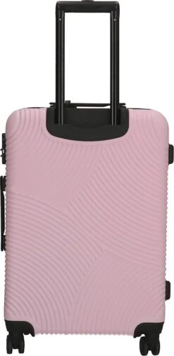 Enrico Benetti Koffer / Trolley / Reiskoffer - 65 X 41 X 25 Cm - 68 Liter - ABS - Maat M - Louisville - Roze -Trolley Winkel 586x1200 3