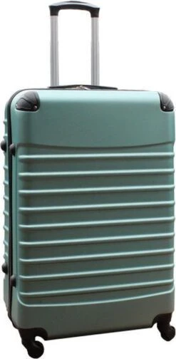 Travelerz Kofferset 3 Delig Met Wielen En Cijferslot - ABS - Groen (228-) -Trolley Winkel 588x1200 5