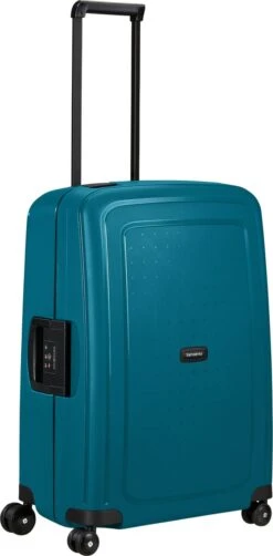 Samsonite Reiskoffer - S'Cure Spinner 69/25 - Petrol Blue -Trolley Winkel 590x1200 1
