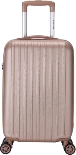 Decent Tranporto-One Handbagage Koffer 55 Cm - Zalmroze -Trolley Winkel 590x1200 5