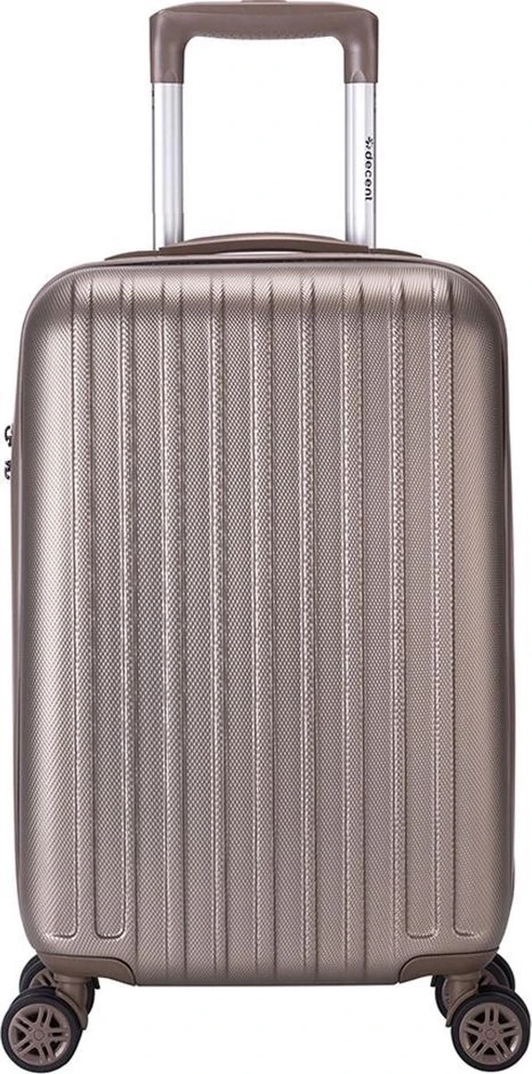Decent Handbagage Koffer Tranporto - Formaat 55 X 35 X 20 Cm Kleur - Champagne 12 Decent Handbagage Koffer Tranporto - Formaat 55 X 35 X 20 Cm Kleur - Champagne - Afbeelding 10