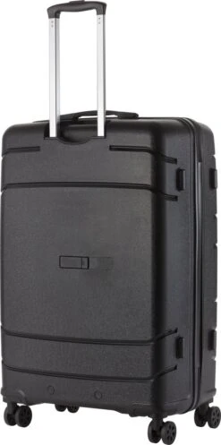 TravelZ Big Bars Reiskoffer 78 Cm Met Dubbele Wielen - Trolley Koffer Met TSA-slot - Zwart -Trolley Winkel 596x1200 4