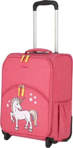 Travelite Handbagage Zachte Koffer / Trolley / Reiskoffer - Youngster - 44 Cm - Roze -Trolley Winkel 596x1200 7