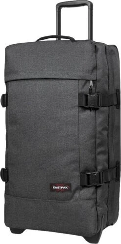 Eastpak TRANVERZ M Reiskoffer (67 X 35.5 X 30 Cm) - Black Denim -Trolley Winkel 597x1200 3