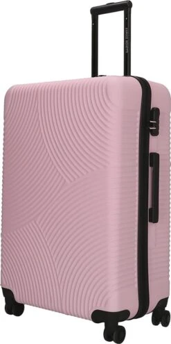 Enrico Benetti Koffer / Trolley / Reiskoffer - 75 X 46 X 25 Cm - 93 Liter - ABS - Maat L - Louisville - Roze 11 Enrico Benetti Koffer / Trolley / Reiskoffer - 75 X 46 X 25 Cm - 93 Liter - ABS - Maat L - Louisville - Roze -Trolley Winkel 599x1200 1