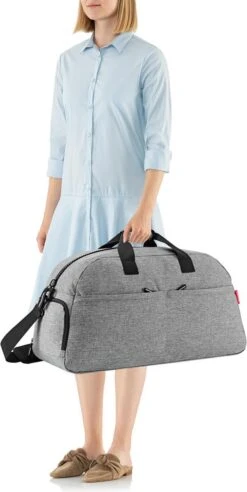 Reisenthel Overnighter Plus Reistas - 50L - Twist Silver Grijs -Trolley Winkel 602x1200 2