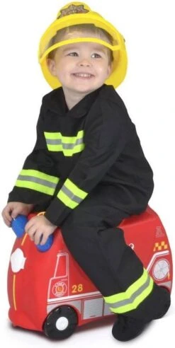 Trunki Ride-On Handbagage Koffer 46 Cm - Frank De Brandweerwagen -Trolley Winkel 603x1200 7
