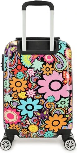 Decent Forenza Handbagage Koffer - 55 Cm - Flowers -Trolley Winkel 608x1200