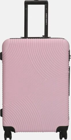 Enrico Benetti Koffer / Trolley / Reiskoffer - 65 X 41 X 25 Cm - 68 Liter - ABS - Maat M - Louisville - Roze -Trolley Winkel 608x1200 3